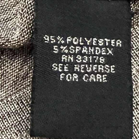 𝅺CATHERINE Malandrino blouse short flutter sleeves metallic finish size M - Picture 7 of 8